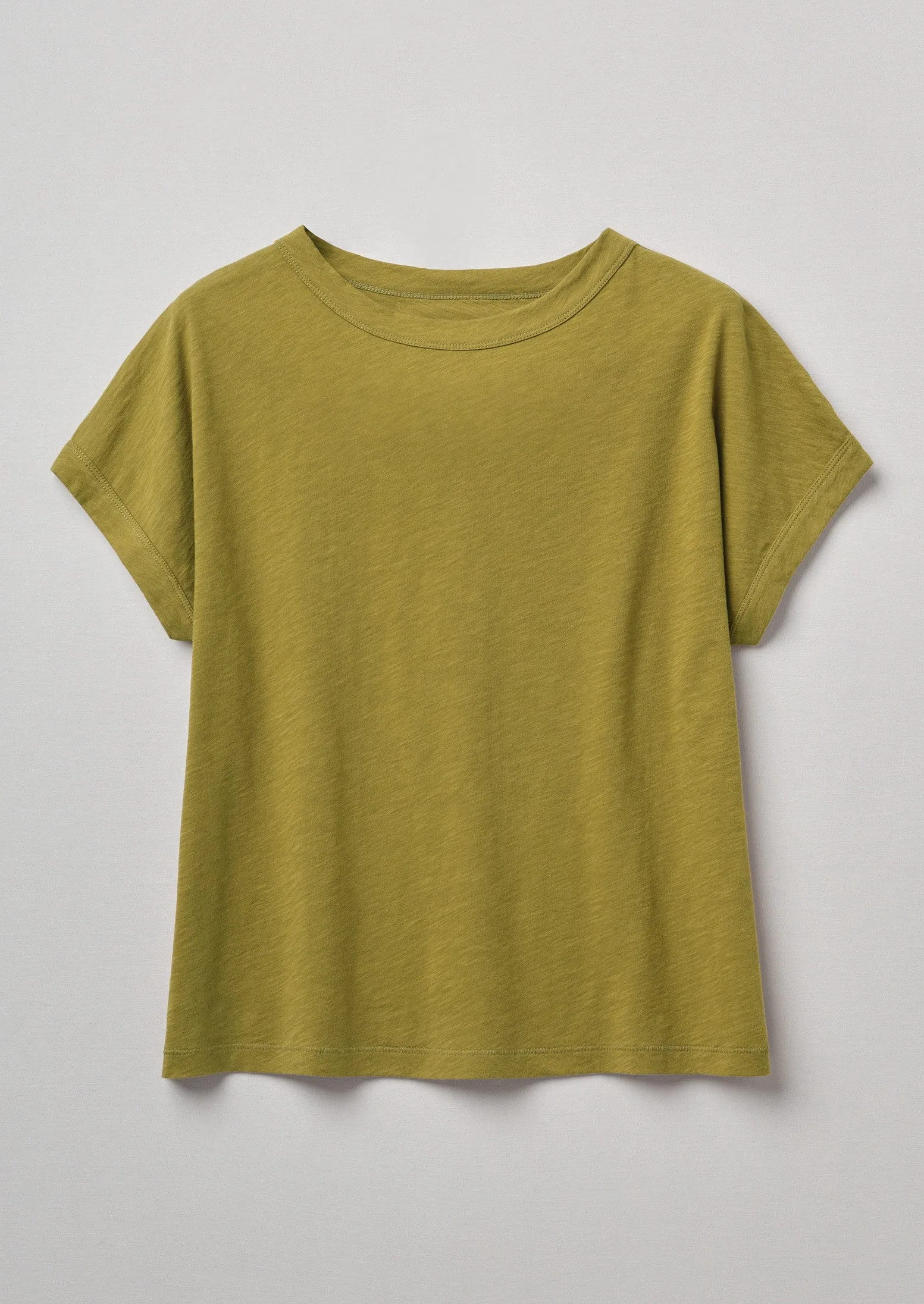 Alda Organic Cotton Easy Tee | Breen sold by TOAST