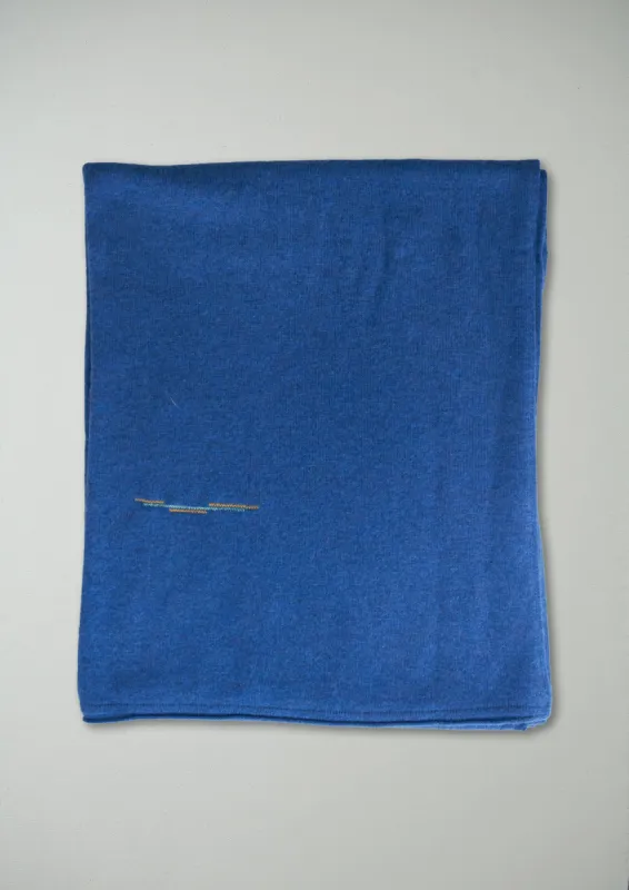 Renewed Cashmere Wool Wrap Scarf (06) | Celtic Blue sold by TOAST