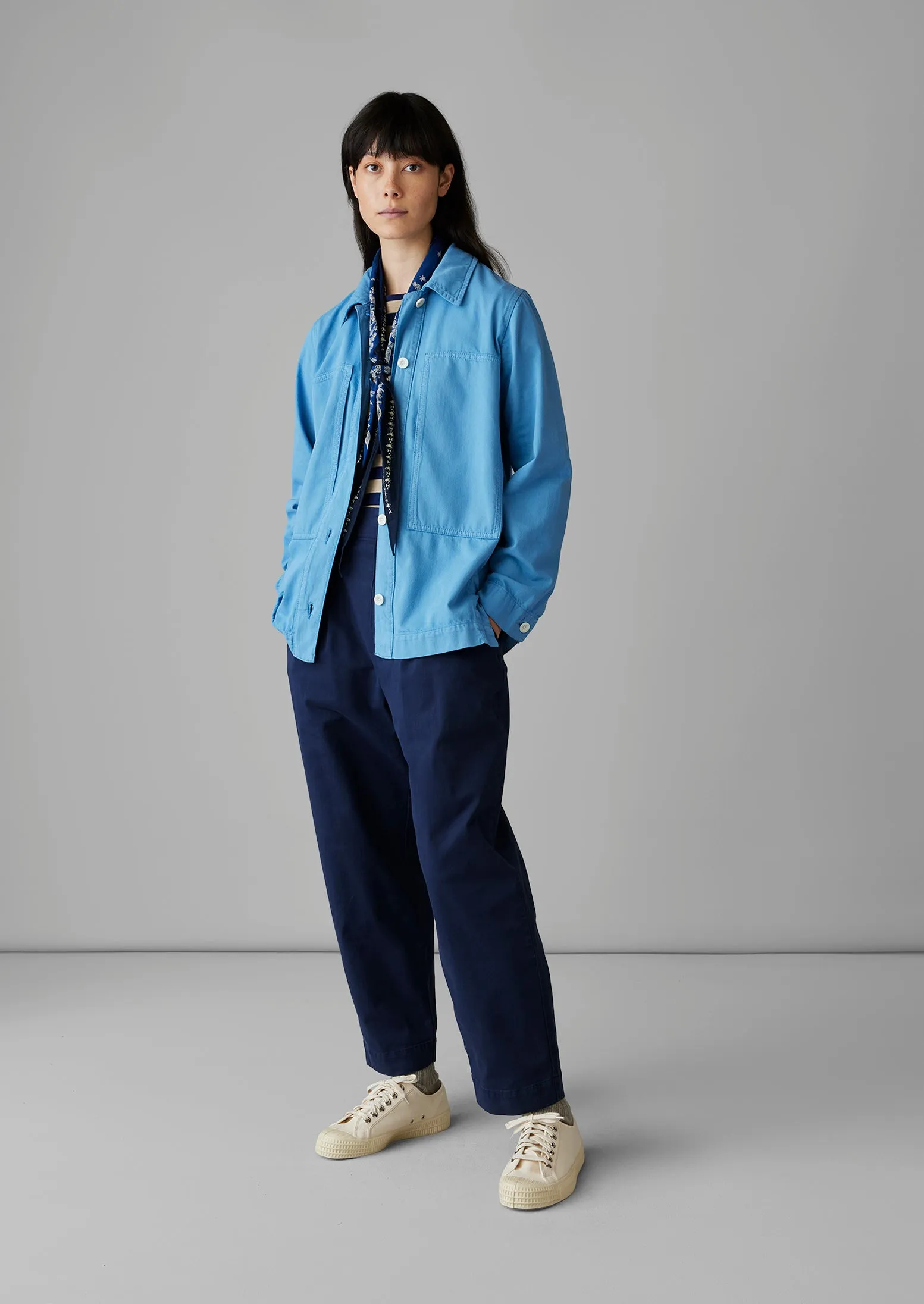 Garment Dyed Denim Shirt | Woad sold by TOAST product image thumbnail 3