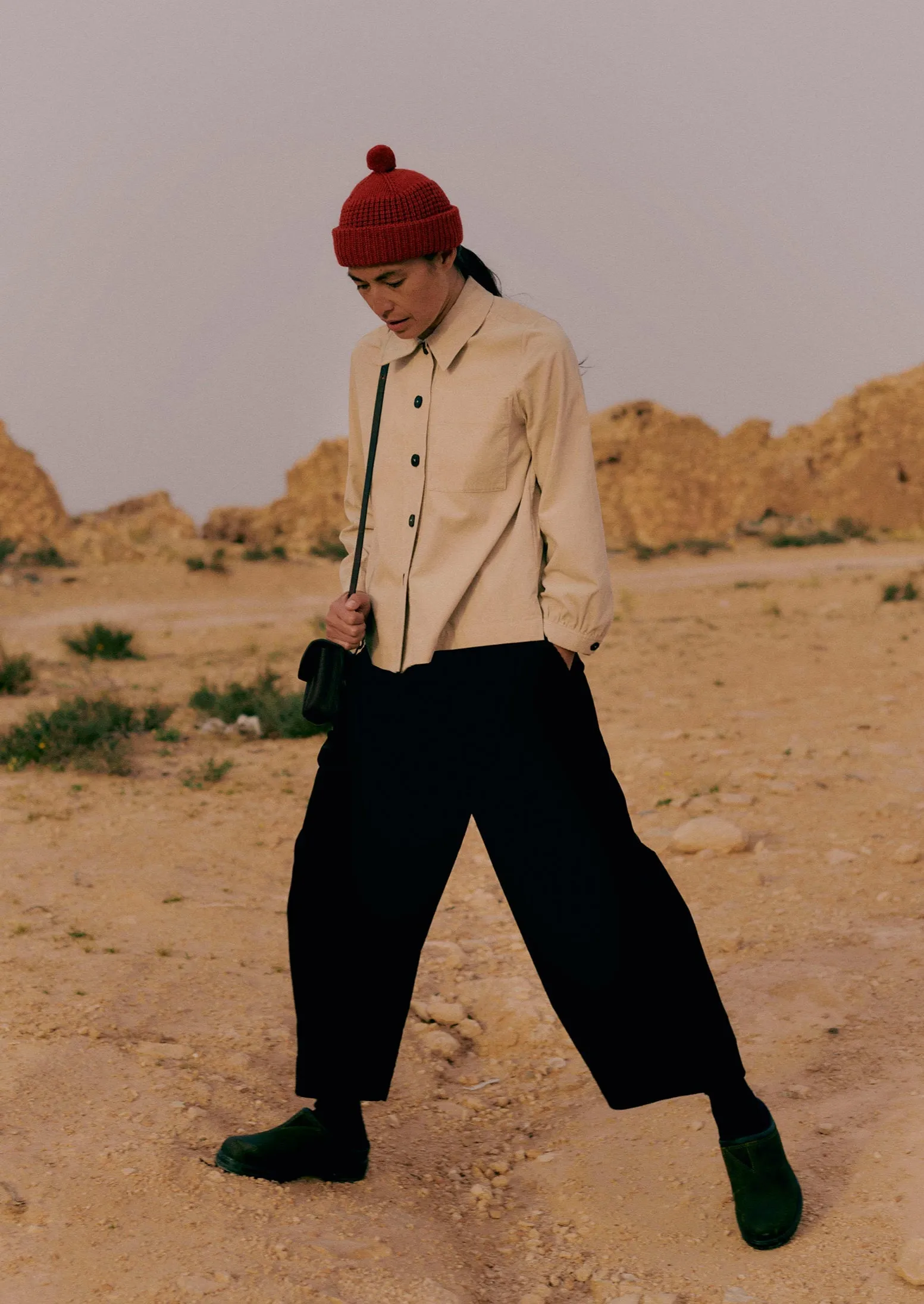 Baya Patch Pocket Organic Cord Shirt | Moonstone sold by TOAST product image thumbnail 3