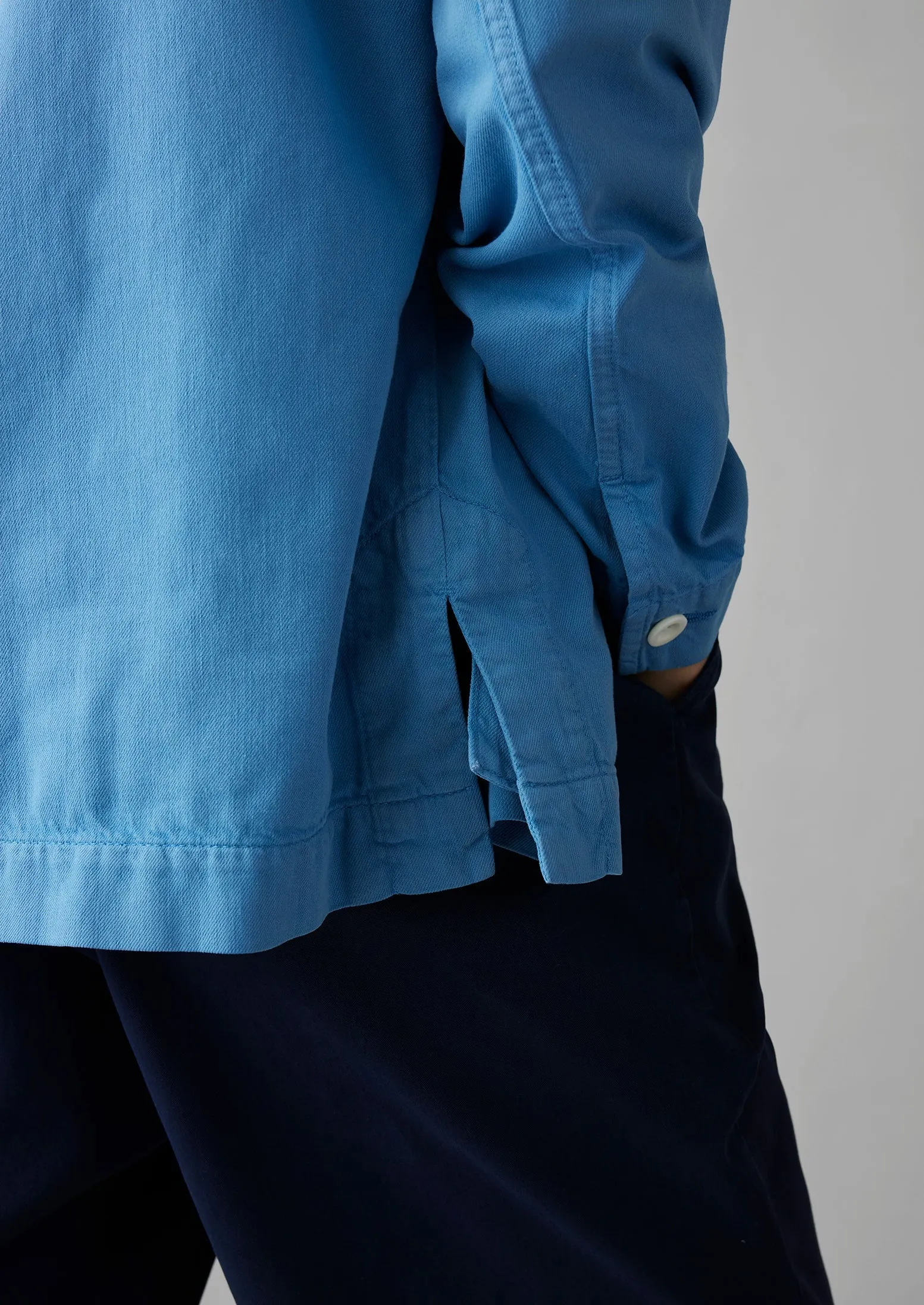 Garment Dyed Denim Shirt | Woad sold by TOAST product image thumbnail 4