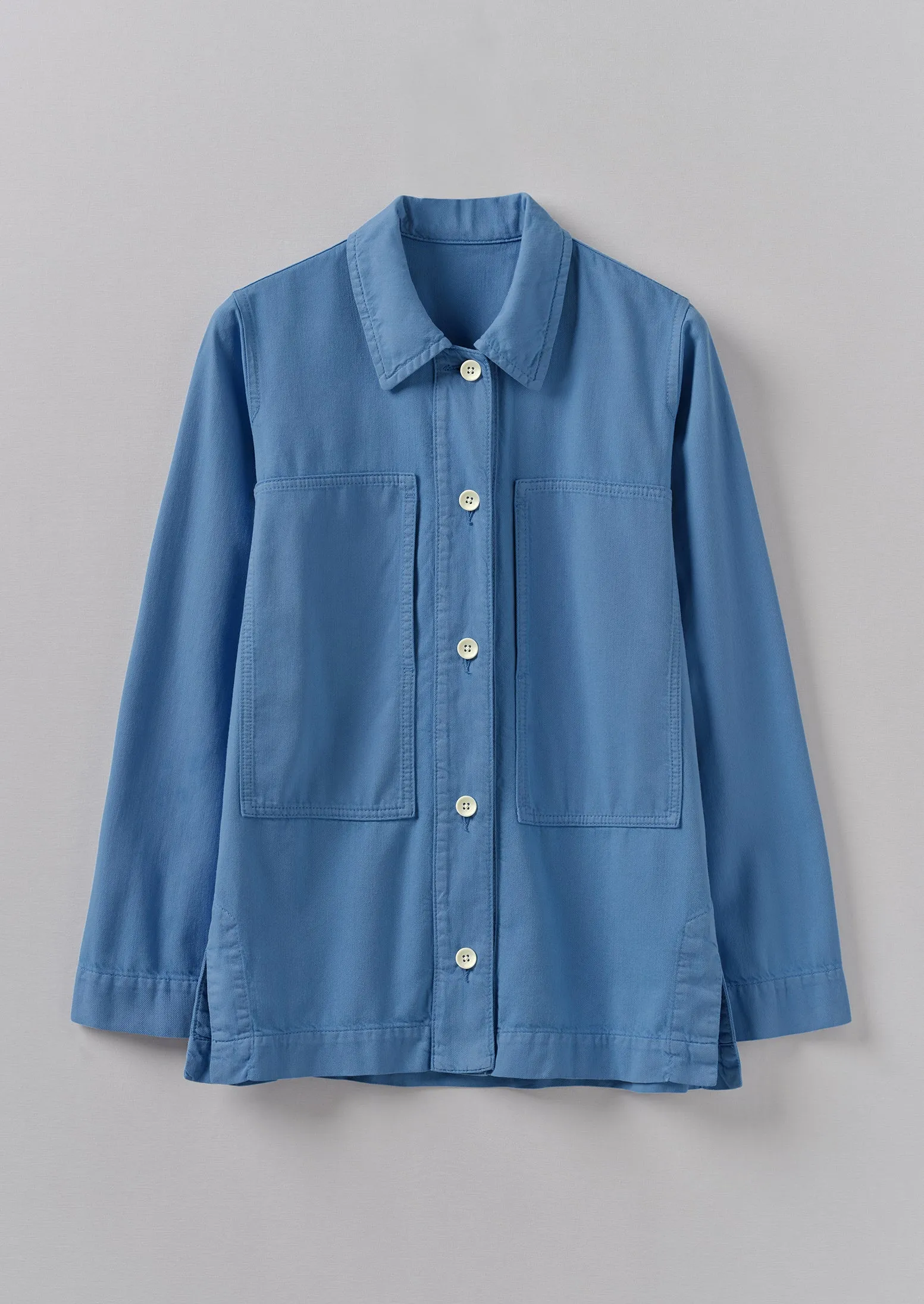 Garment Dyed Denim Shirt | Woad sold by TOAST