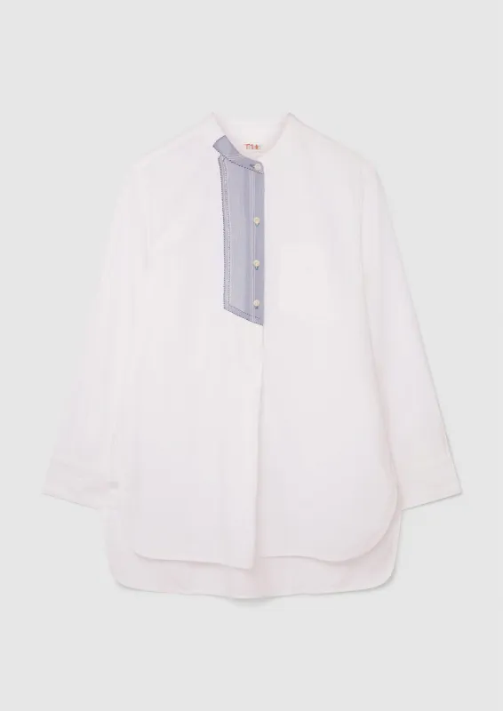 Renewed Tom of Holland Pullover Cotton Shirt Size 12 | Ecru sold by TOAST