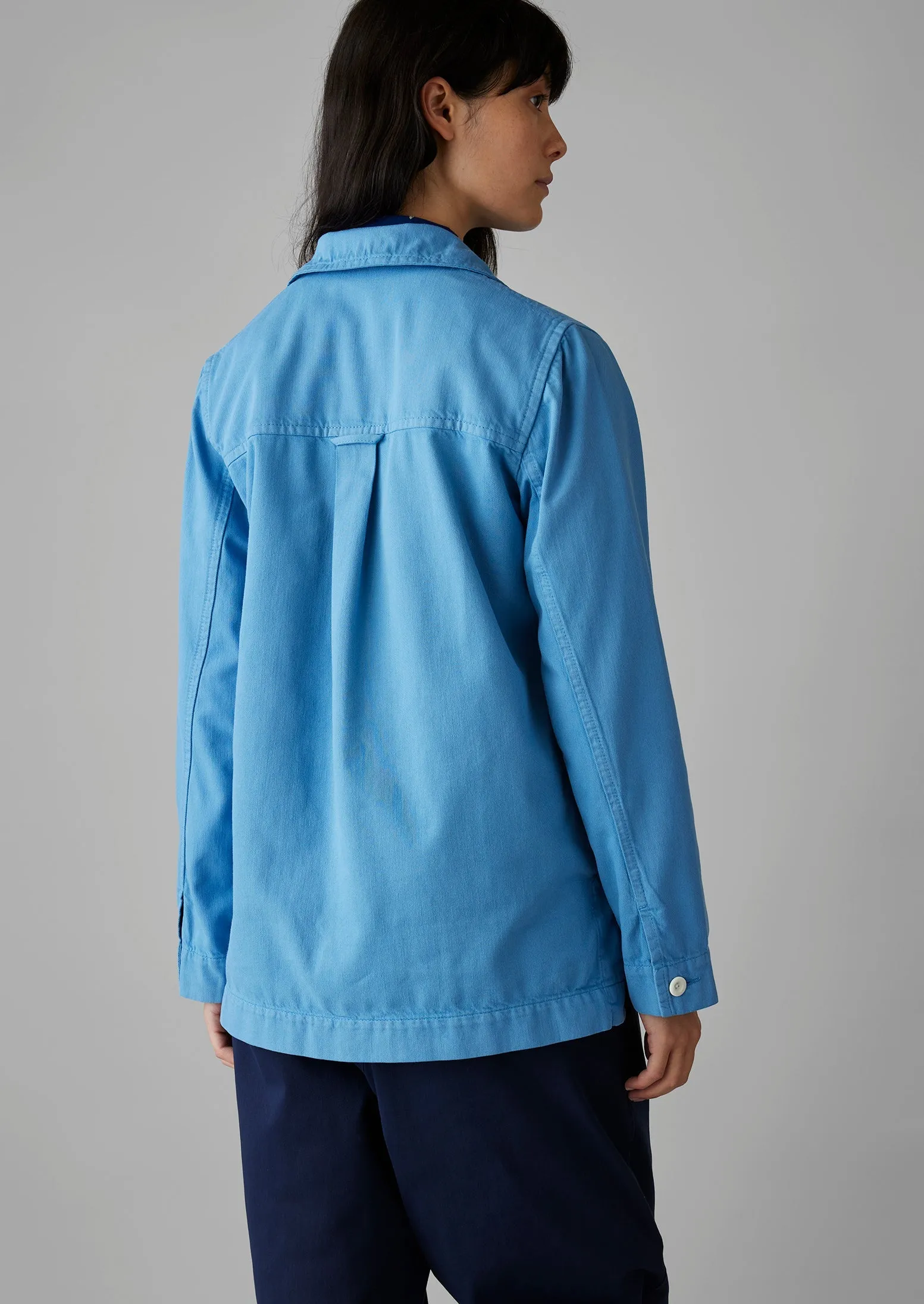 Garment Dyed Denim Shirt | Woad sold by TOAST product image thumbnail 5