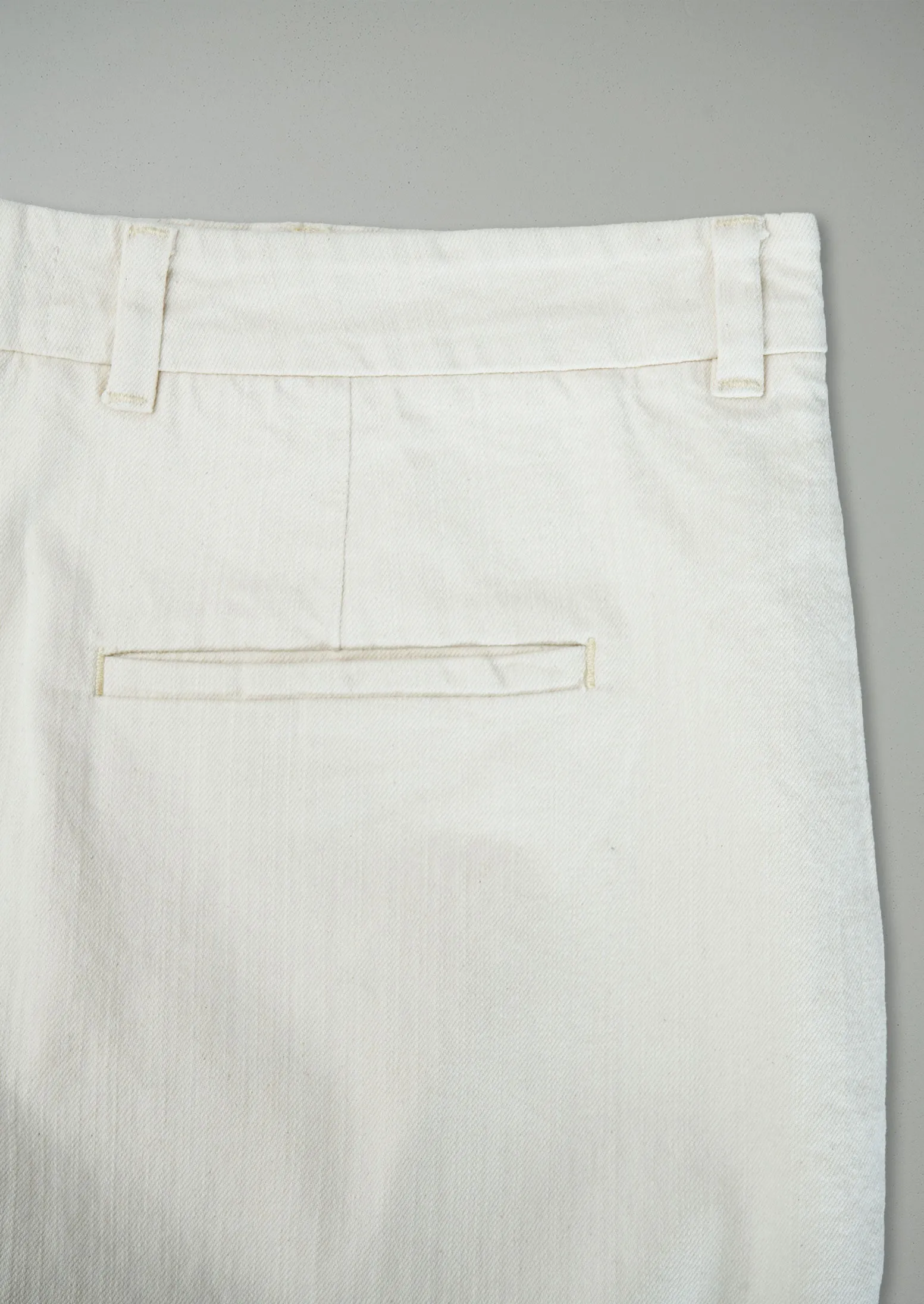 Reworn Pleat Front Trousers Size 18 (290) | Ecru sold by TOAST product image thumbnail 2
