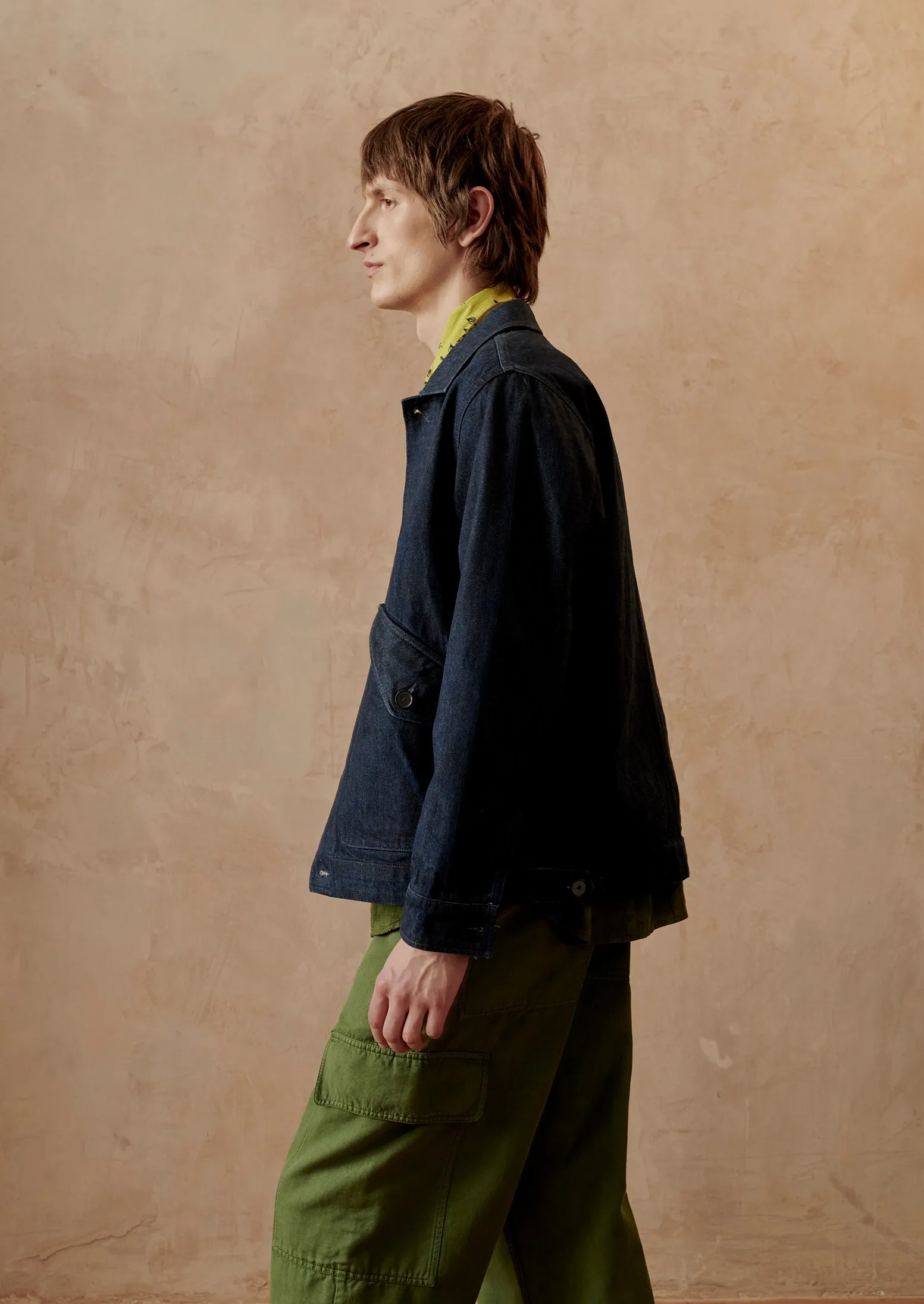 Blackhorse Lane Denim Coach Jacket | Indigo sold by TOAST product image thumbnail 4