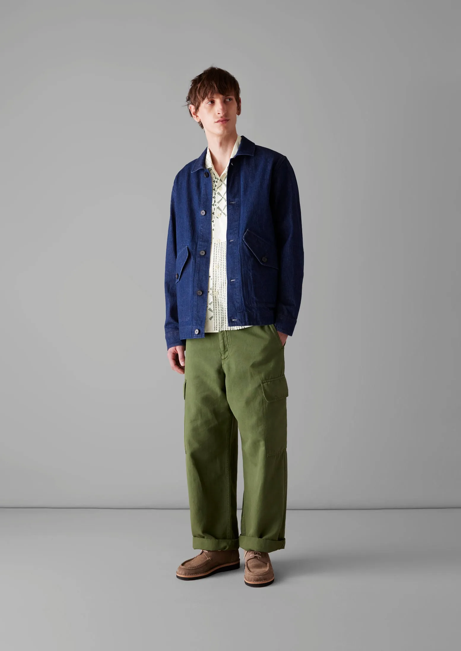 Blackhorse Lane Denim Coach Jacket | Indigo sold by TOAST product image thumbnail 5