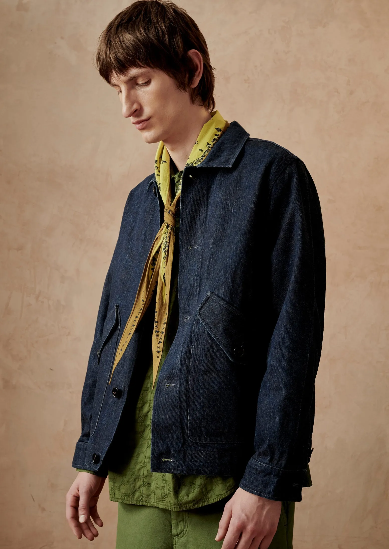 Blackhorse Lane Denim Coach Jacket | Indigo sold by TOAST product image thumbnail 2