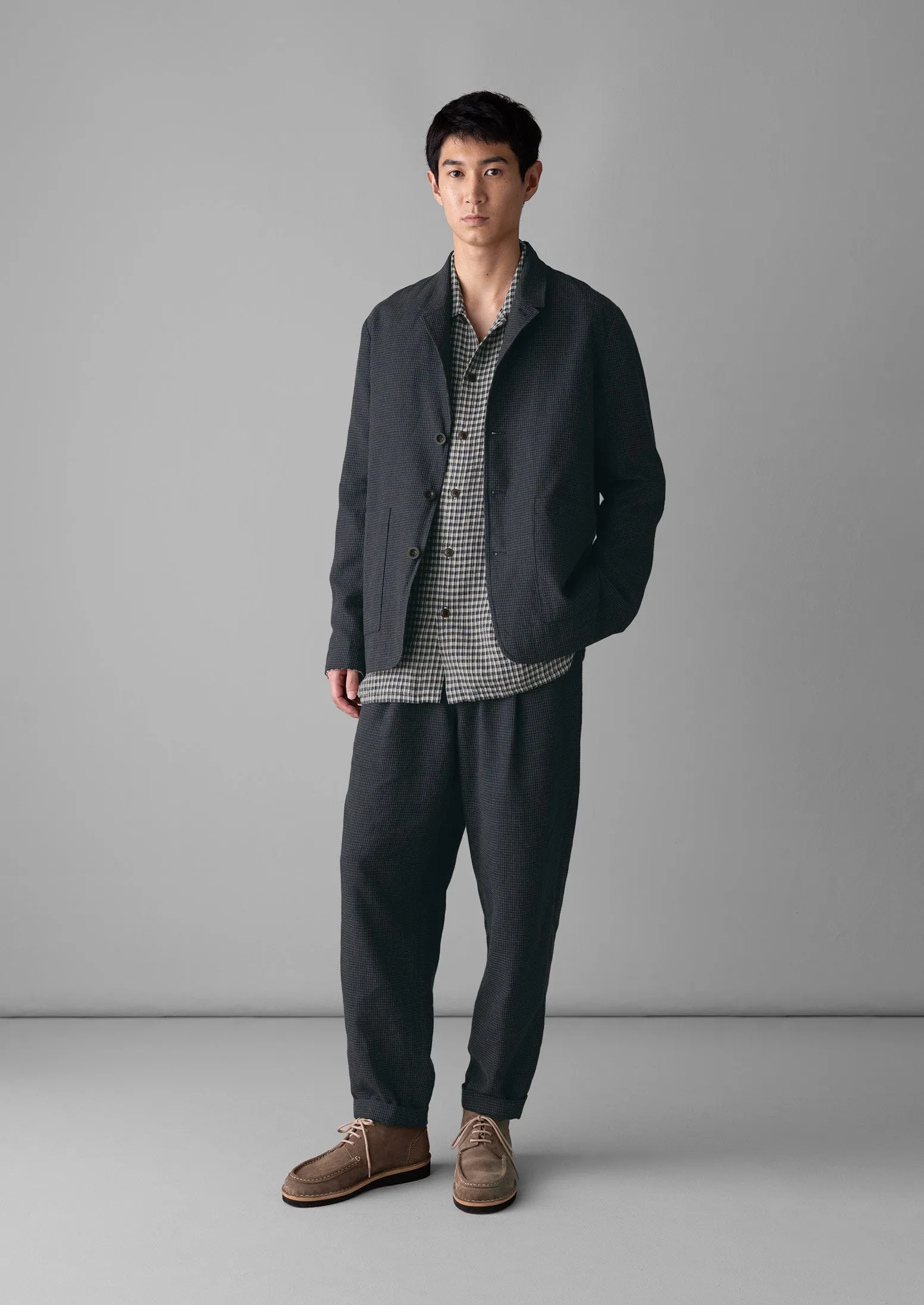 Duncan Grid Check Trousers | North Sea sold by TOAST product image thumbnail 3