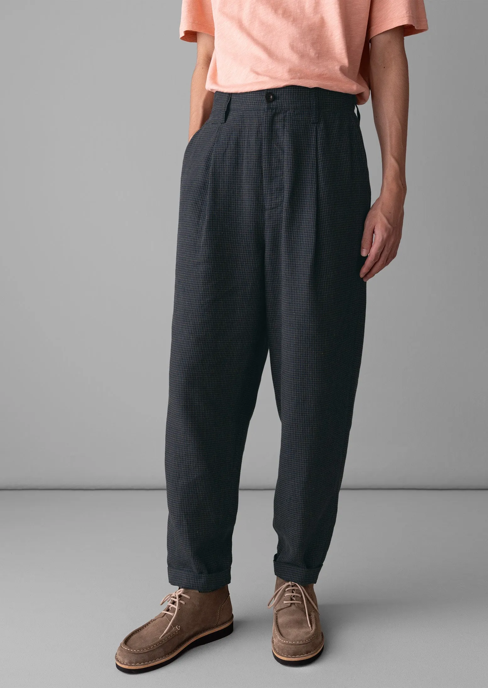 Duncan Grid Check Trousers | North Sea sold by TOAST product image thumbnail 4