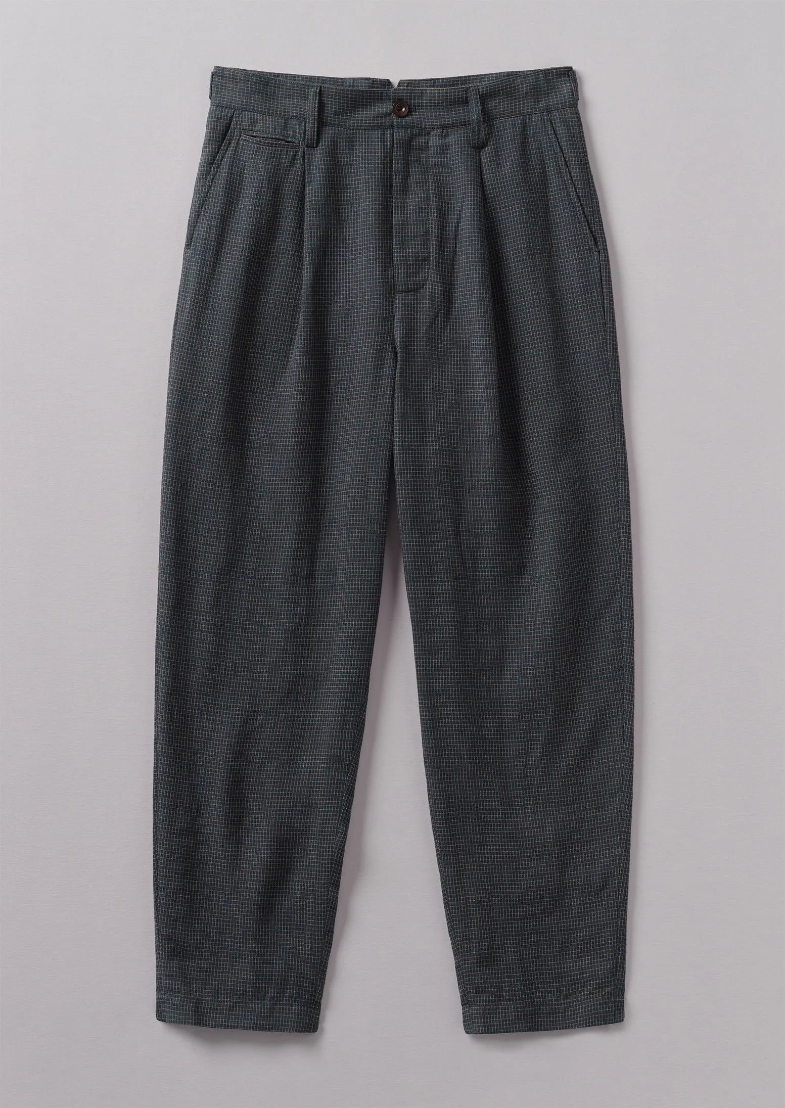 Duncan Grid Check Trousers | North Sea sold by TOAST