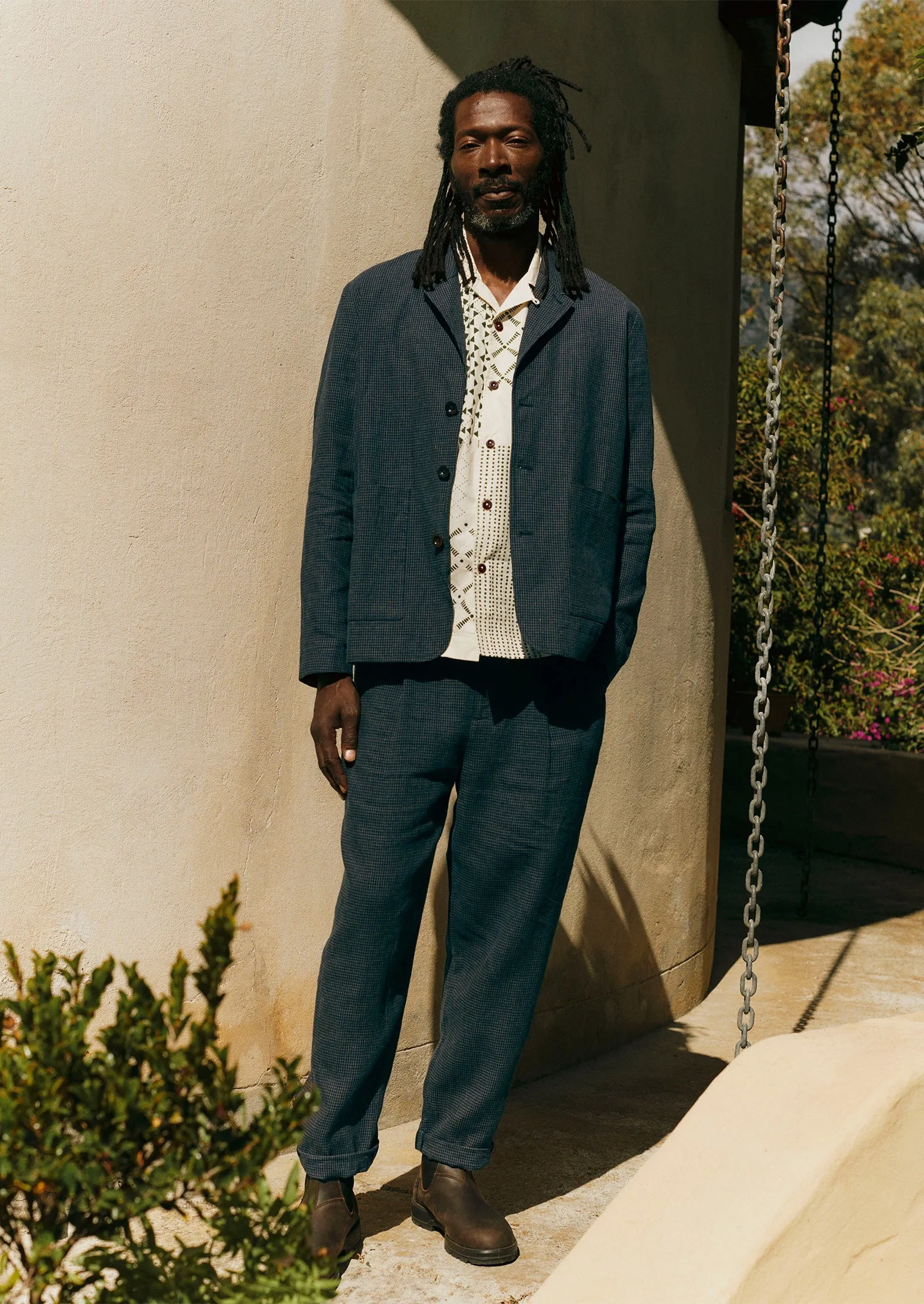 Duncan Grid Check Trousers | North Sea sold by TOAST product image thumbnail 2