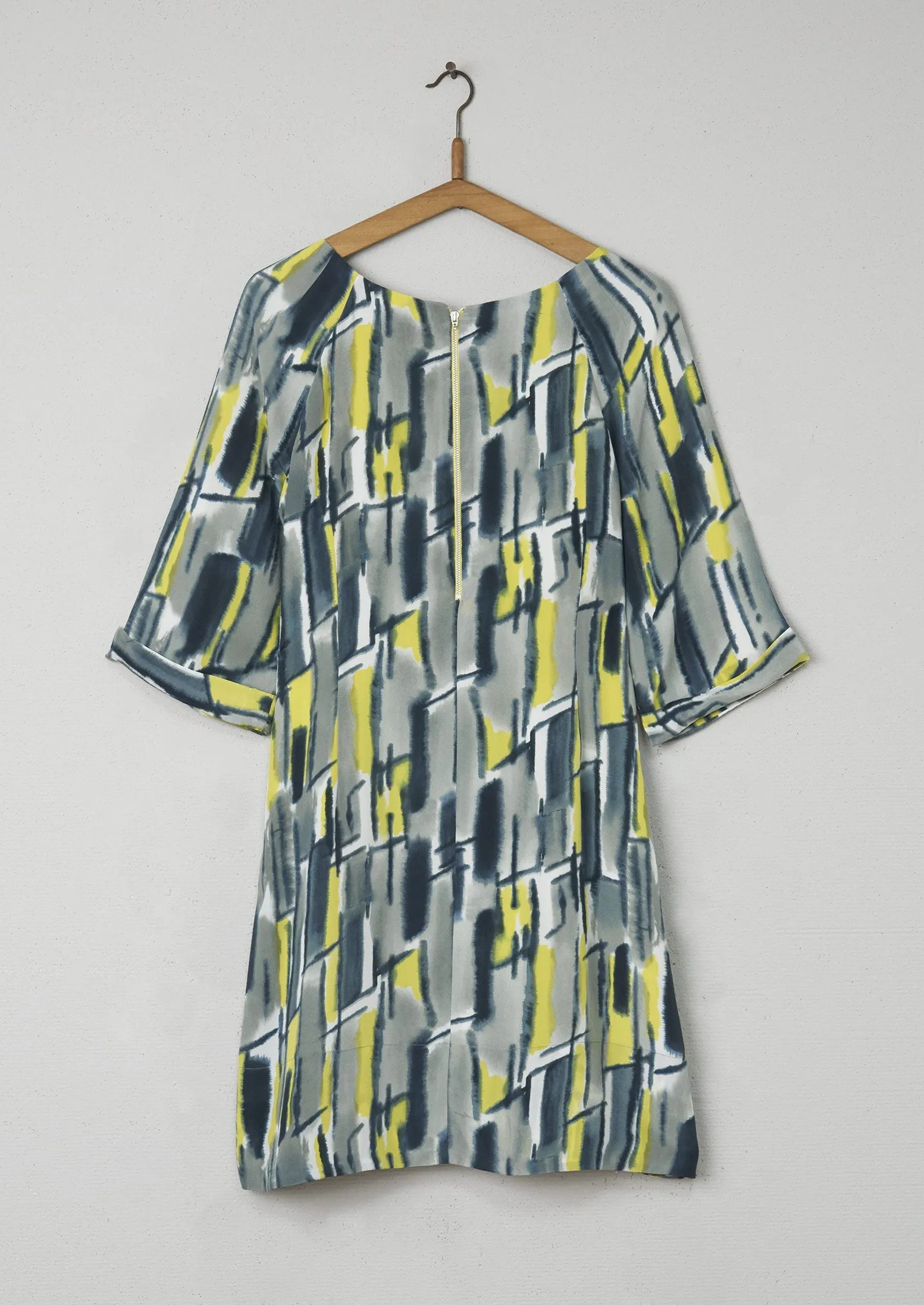Reworn Printed Tunic Dress Size 12 (056) | Multi sold by TOAST product image thumbnail 2