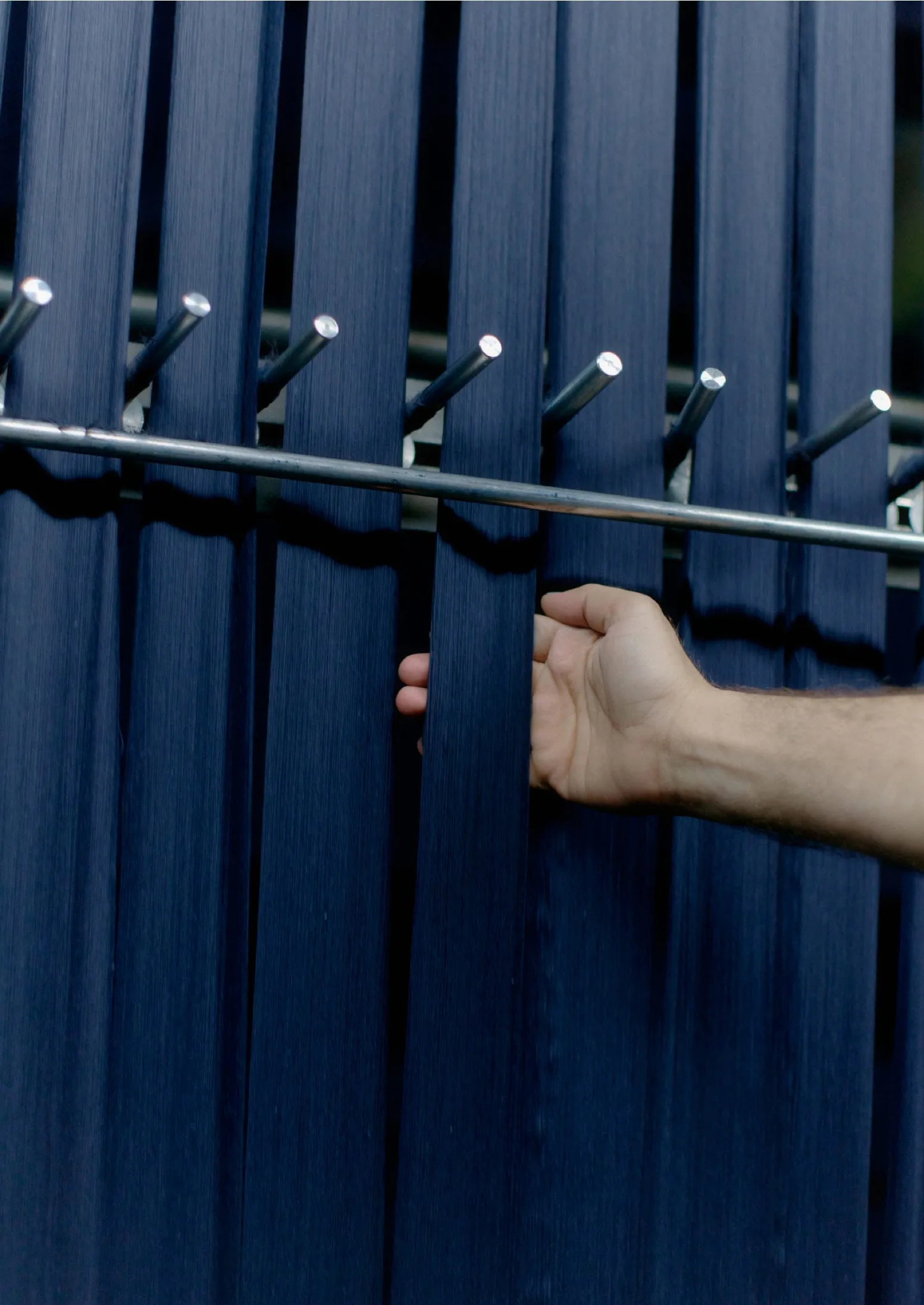 Thea Organic Indigo Denim Pinafore Dress | Indigo sold by TOAST product image thumbnail 5