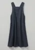 Thea Organic Indigo Denim Pinafore Dress | Indigo sold by TOAST
