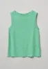 Garment Dyed Cotton Tank Top | Mint sold by TOAST
