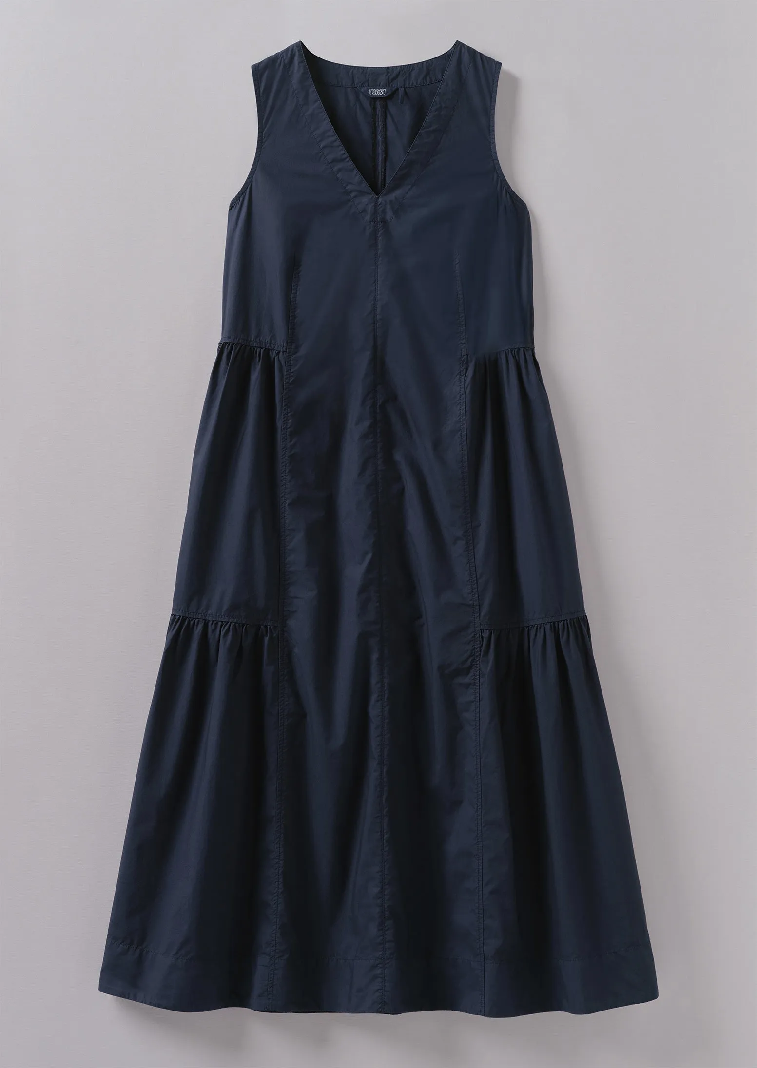パーティードレス Navy Cotton Blend Layered Dress Chi Chi Girls バルーンスリーブフラワーディテールドレス 3-7歳
