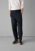 Cotton Canvas Tapered Trousers | Blue Navy sold by TOAST