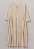 Soft Faced Cotton Nightdress | Soft Heather/Celery sold by TOAST