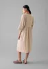 Soft Faced Cotton Nightdress | Soft Heather/Celery sold by TOAST