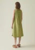 Flora Check Seersucker Dress | Sea Green/Taupe sold by TOAST