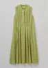 Flora Check Seersucker Dress | Sea Green/Taupe sold by TOAST