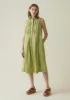 Flora Check Seersucker Dress | Sea Green/Taupe sold by TOAST