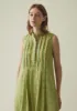 Flora Check Seersucker Dress | Sea Green/Taupe sold by TOAST