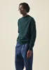 Crew Neck British Wool Seamless Sweater | Petrol sold by TOAST