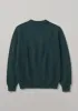 Crew Neck British Wool Seamless Sweater | Petrol sold by TOAST