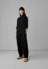 V-Neck Cotton Jersey Jumpsuit | Washed Black sold by TOAST