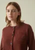 Wool Cashmere Cardigan | Ember Melange sold by TOAST