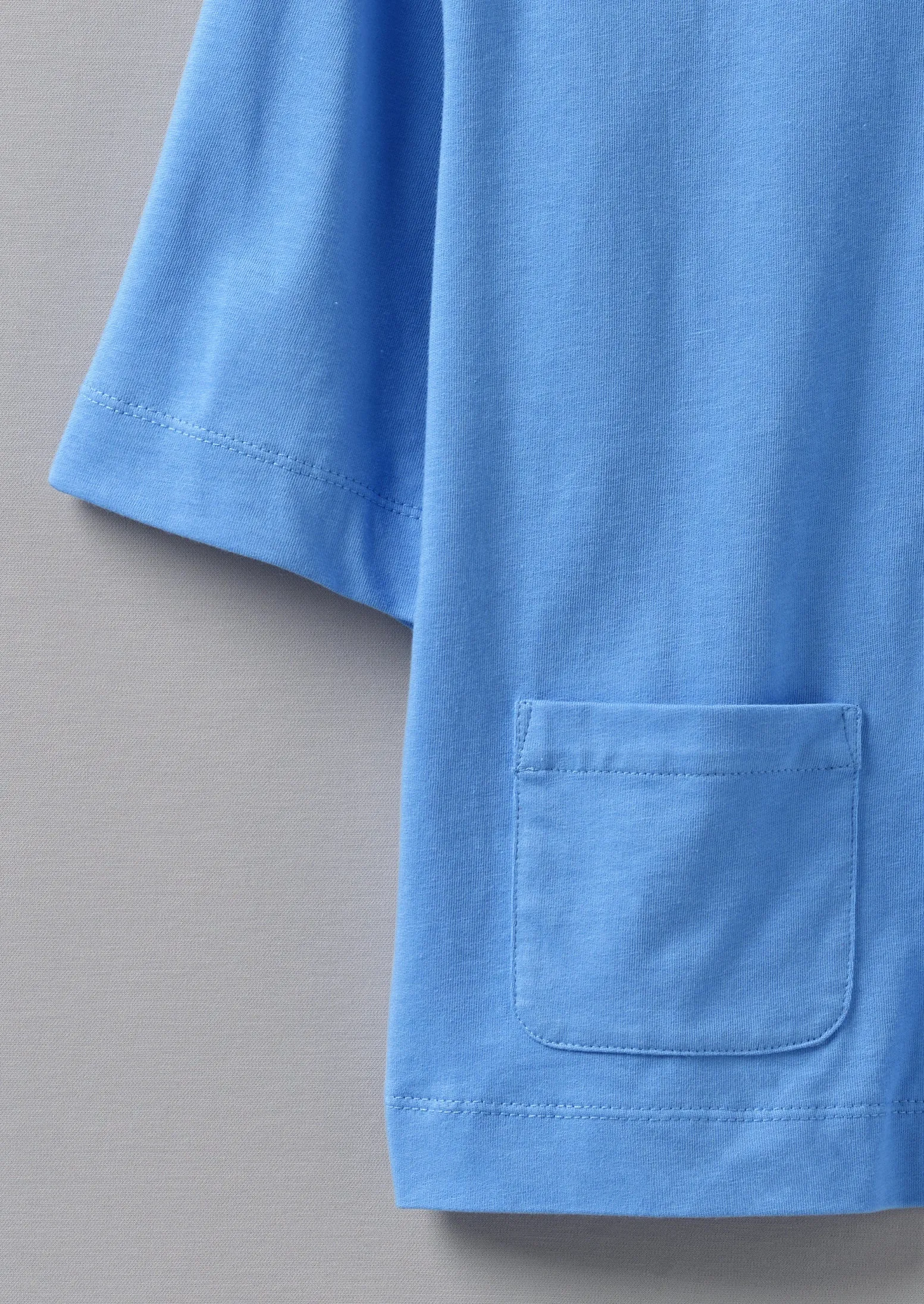 Dry Organic Cotton Jersey Shirt | Cornflower sold by TOAST product image thumbnail 5