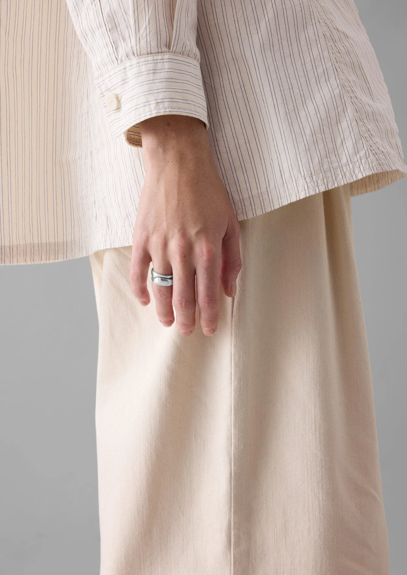 Helena Rohner Organic Stacking Ring | Silver sold by TOAST product image thumbnail 4