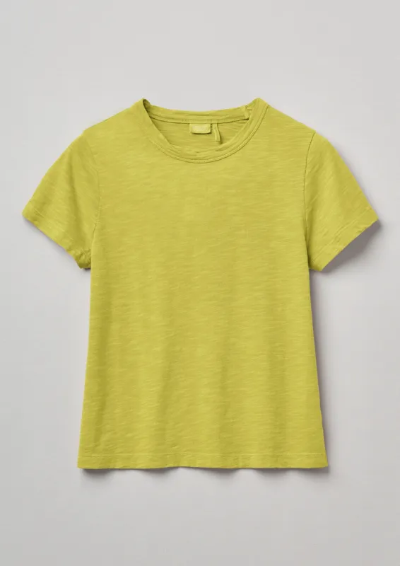 Cotton Boy Tee | Lime Leaf sold by TOAST