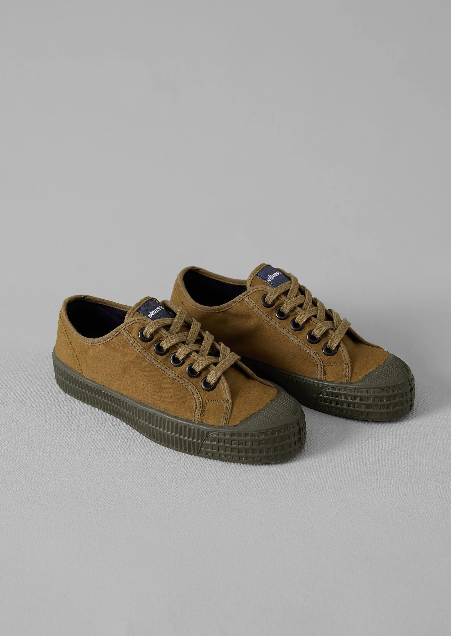 Novesta Waxed Cotton Canvas Plimsolls | Bark sold by TOAST product image thumbnail 3