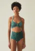 Recycled Flotsam Print Bikini Bottoms | Sea Green sold by TOAST