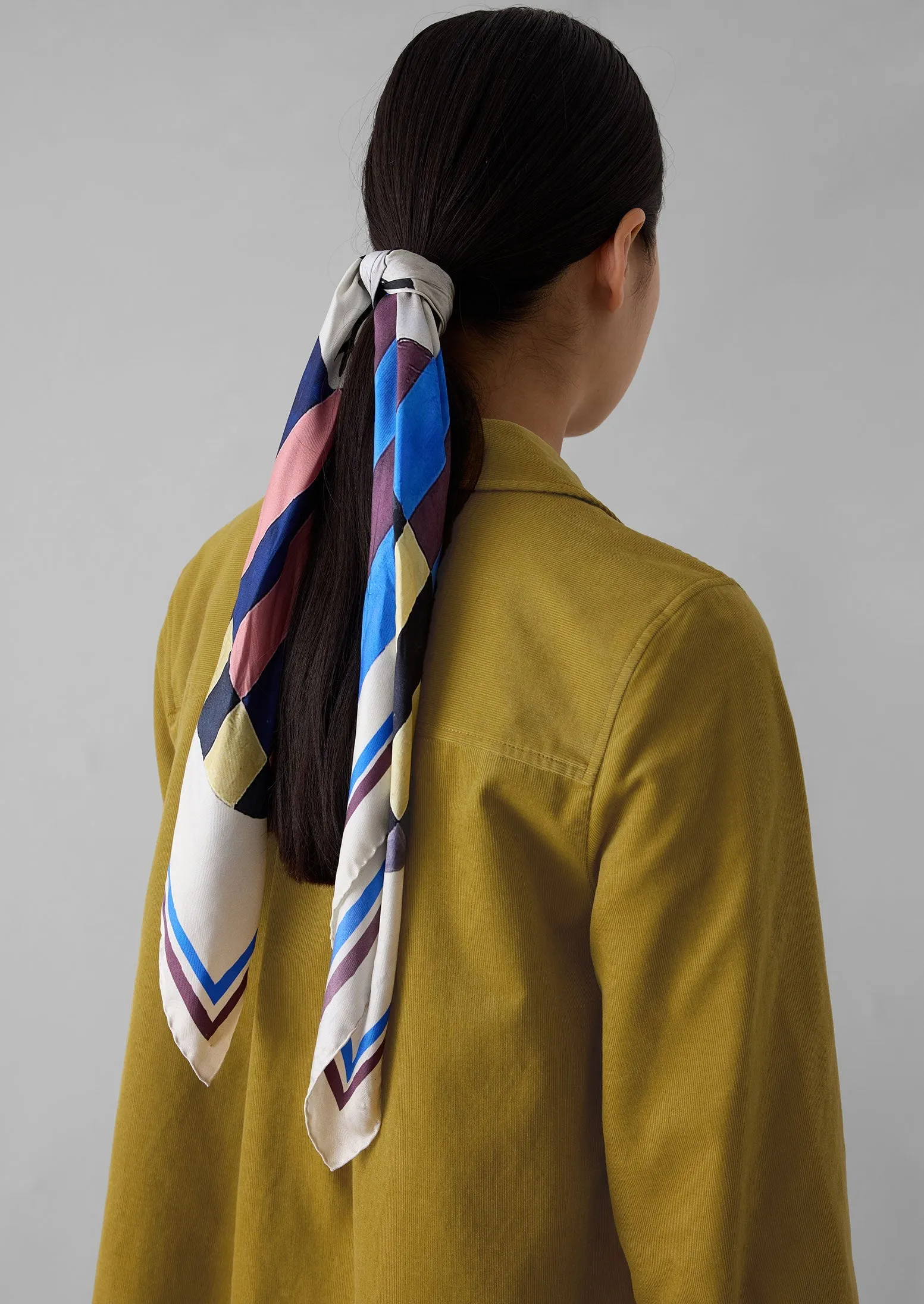 Isobel Harvey Bird Print Bandana | Ecru/Multi sold by TOAST product image thumbnail 3