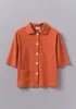 Dry Organic Cotton Jersey Shirt | Russet Orange sold by TOAST