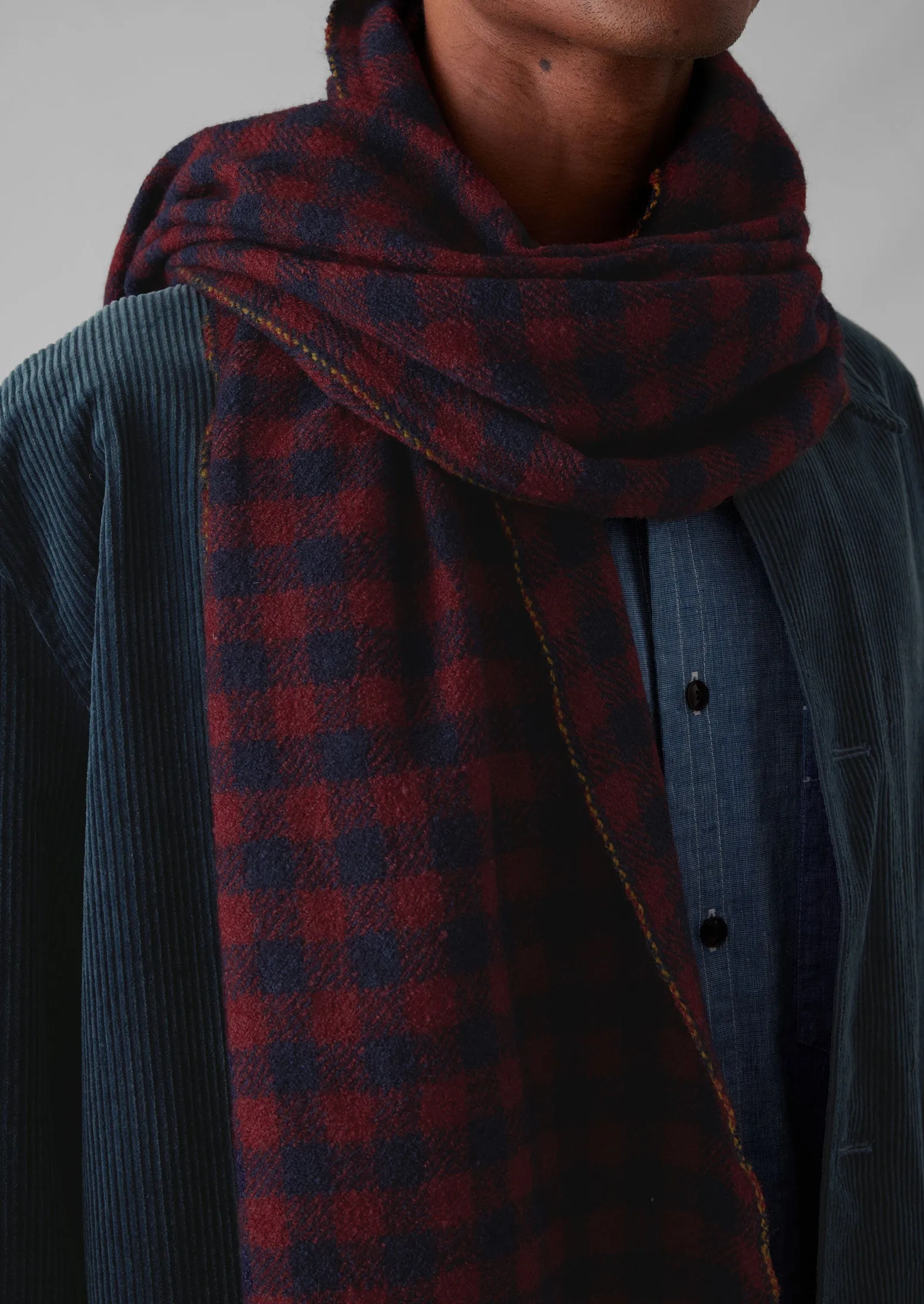 Moismont Wool Scarf | Navy Blue sold by TOAST product image thumbnail 5