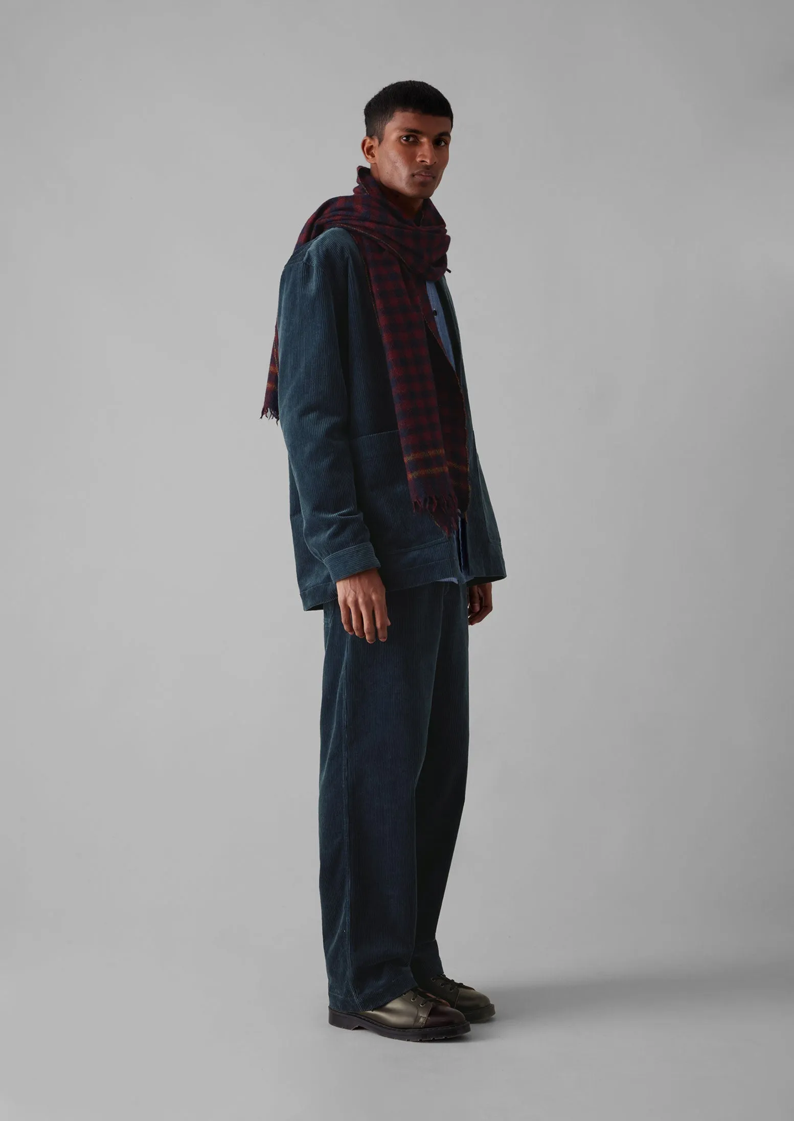 Moismont Wool Scarf | Navy Blue sold by TOAST product image thumbnail 2