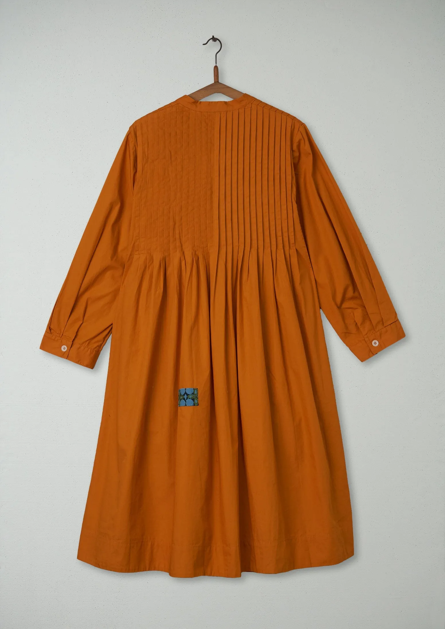 Renewed Pintuck Poplin Dress Size 14 (087) | Marigold sold by TOAST product image thumbnail 2