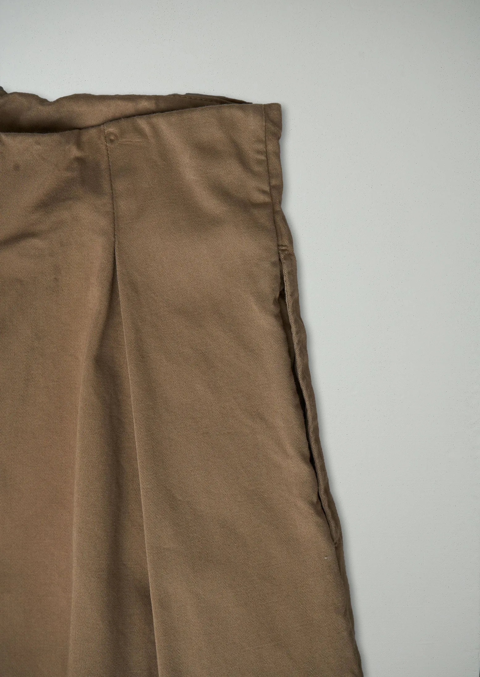 Reworn Cotton Sateen Skirt Size 14 (085) | Sand sold by TOAST product image thumbnail 2