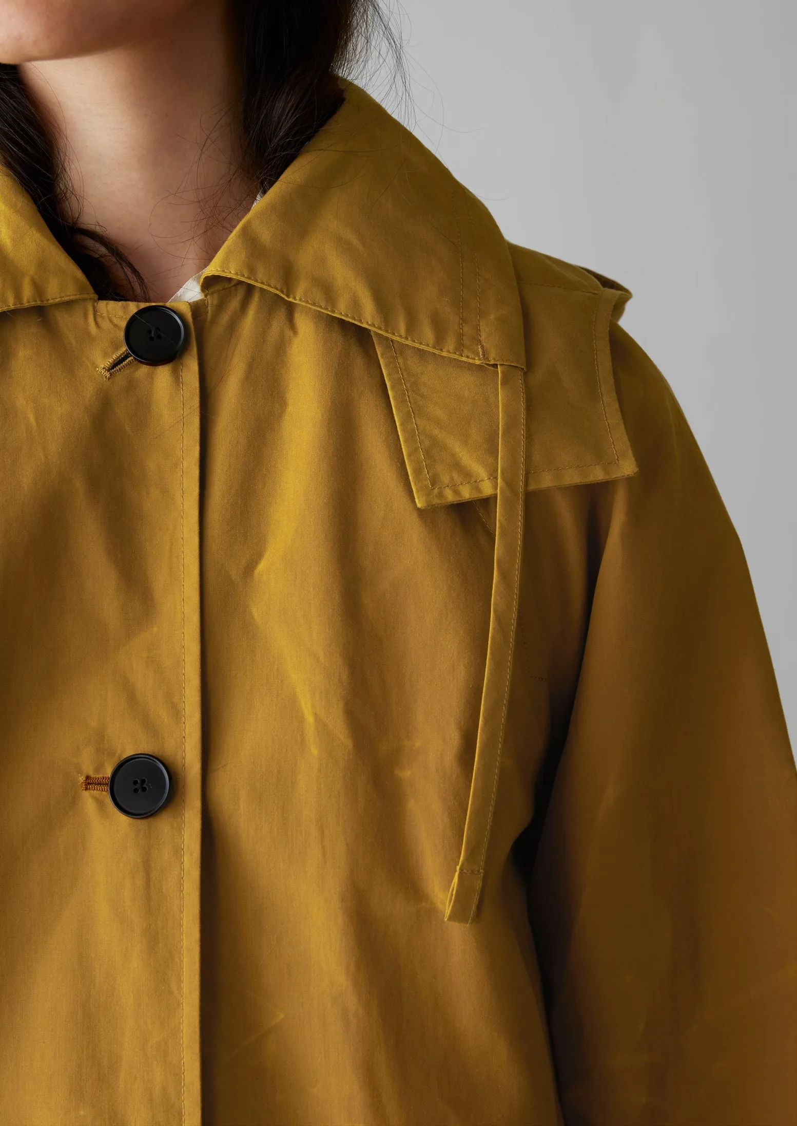 Waxed Cotton Raglan Anorak | Cumin sold by TOAST product image thumbnail 5