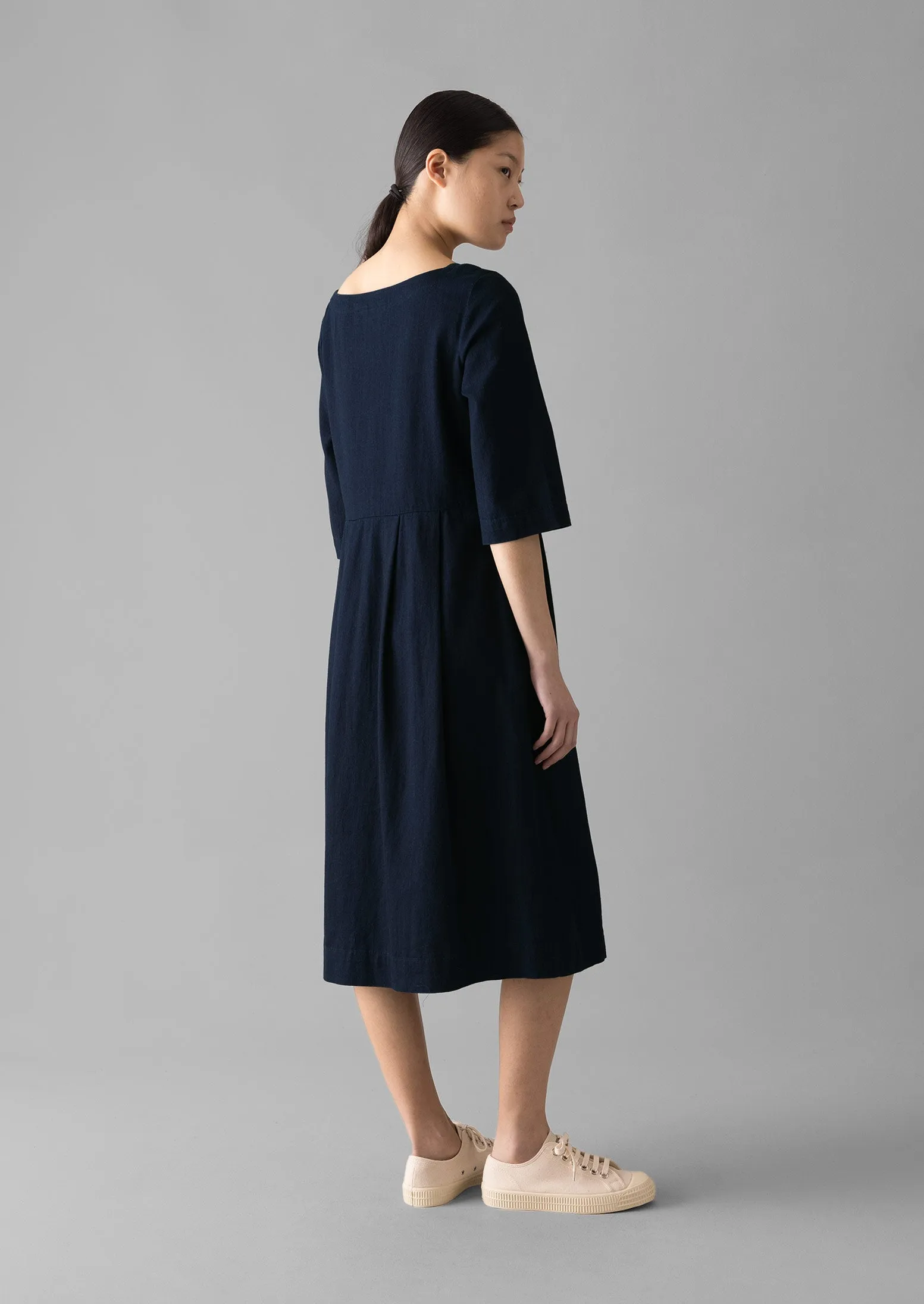 Franca Indigo Twill Dress | Indigo sold by TOAST product image thumbnail 5