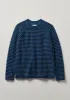 Stripe Donegal Wool Sweater | Blue Multi sold by TOAST