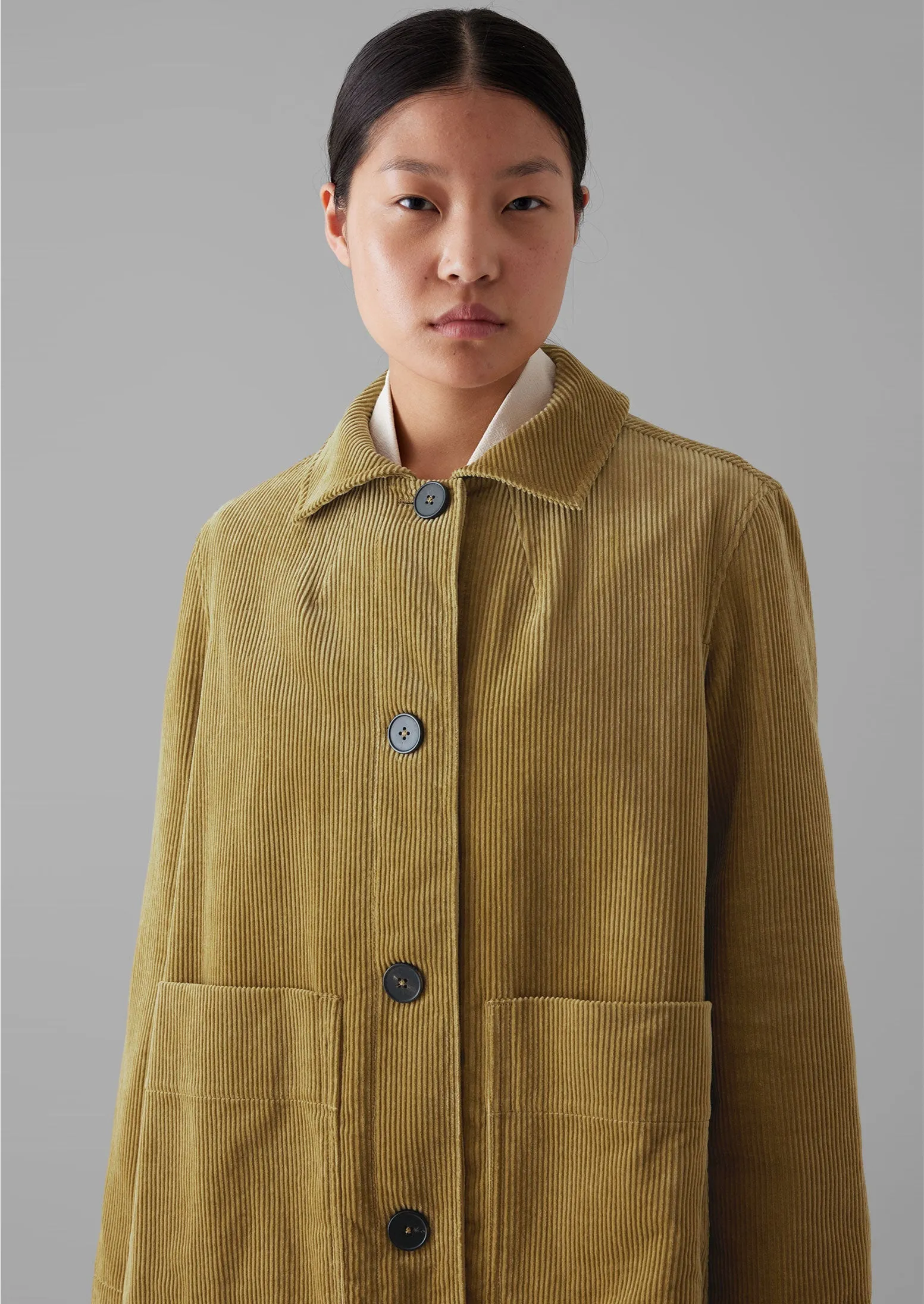 Patch Pocket Cord Jacket | Golden Sand sold by TOAST product image thumbnail 5