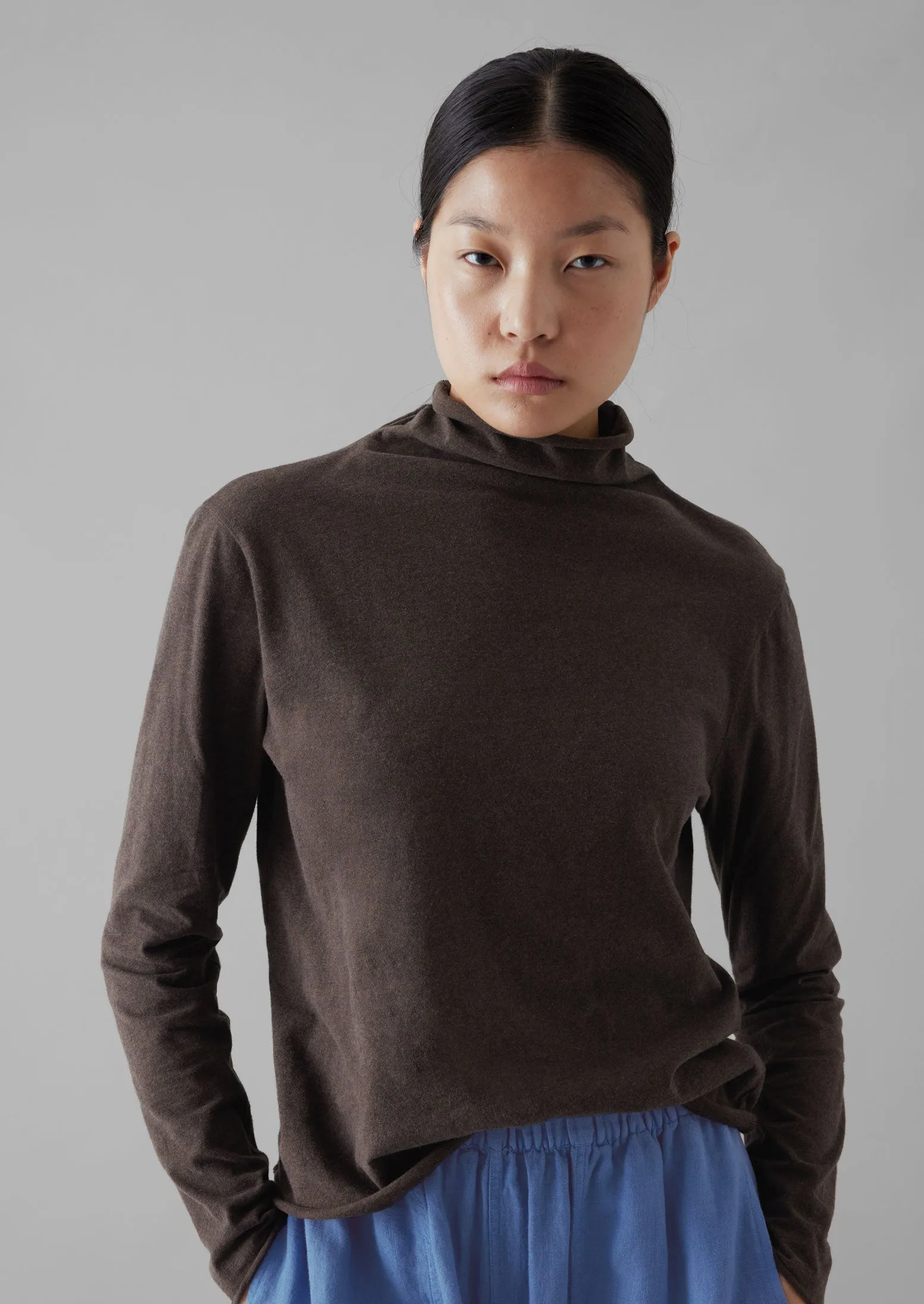 Soft Cotton High Neck Tee | Bark sold by TOAST product image thumbnail 2