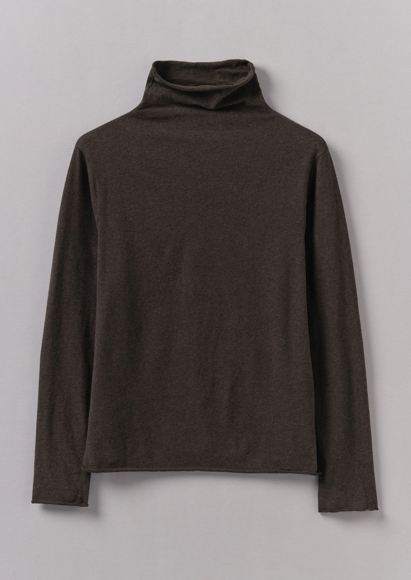 Soft Cotton High Neck Tee | Bark sold by TOAST
