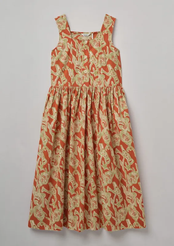 Maeve Sea Kelp Organic Cotton Dress | Mango sold by TOAST